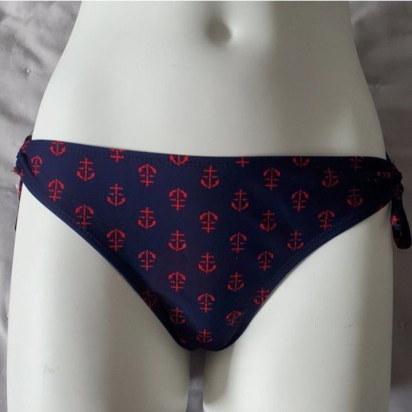 Low Rise New Anchor Print Bikini Bottom - Picture 1 of 6